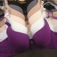 thumbnail image 3 of Wenasi Women Push Up Bra Smooth Thin Adjustable Underwear C D Big Cup Four Button, 3 of 6