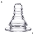 thumbnail image 7 of Cheers.US 8Pcs Bottle Nipples Slow Flow Nipple for Newborns and Older,Silicone Nipples for Baby Bottles, 7 of 7