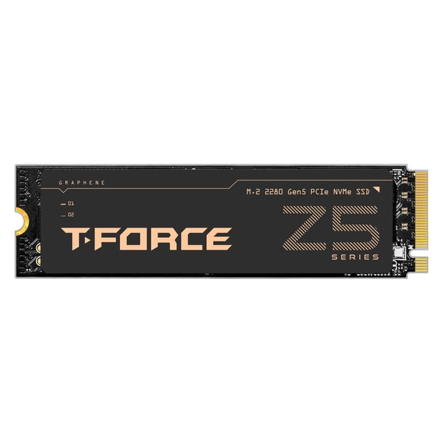 Teamgroup T-Force Z540 2Tb Dram Slc Cache 3D Tlc Nand Nvme Phison E26 Pcie Gen5X4 M.2 2280 Ssd Para Juegos Con Disipador De Calor De Grafeno Ultrafino Lectura/Escritura 12400/11800 Mb/S Tm8Ff1002T0C12