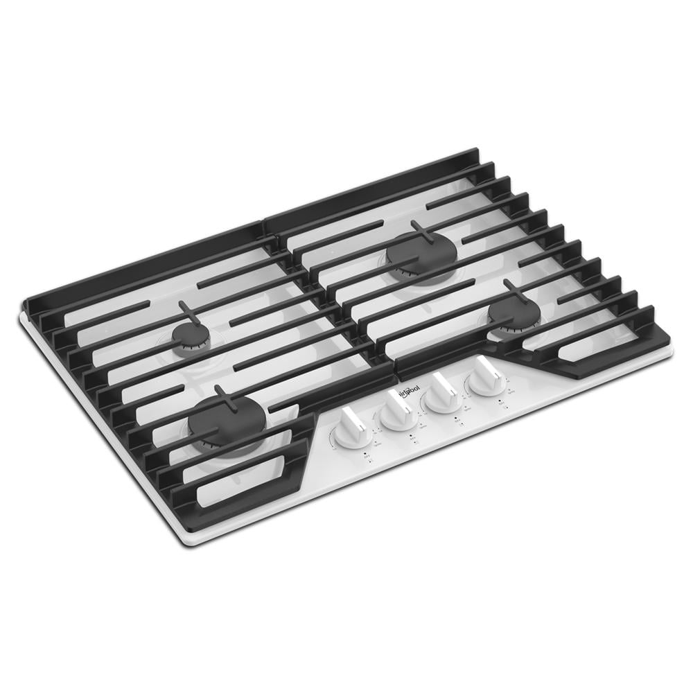 Whirlpool 30" Gas Cooktop White