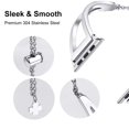 thumbnail image 2 of Correa de reloj Secbolt de acero inoxidable, 38 mm, 40 mm, 41 mm, 42 mm, 2 of 6