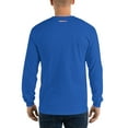 thumbnail image 4 of Men’s Long Sleeve Shirt (Royal, L), 4 of 6