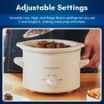 thumbnail image 3 of Elite Cuisine MST526 1.5Qt. Mini Slow Cooker with Adjustable Settings and Keep Warm, 3 of 6