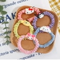 thumbnail image 2 of Sanrio-Cuerda de cabeza de dibujos animados para niña, bonito anillo de riñón pequeña, Cinnamoroll, Hello Kitty, Mymelody, Purin, banda de goma para el cabello Kawaii, regalo, 2 of 4