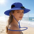 thumbnail image 3 of BotaniNest Solar Fan Cap Wide Edge Fan Sun Cap Control Cap For And Solar USB Charging Cap With Net, 3 of 4