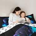 thumbnail image 4 of Manfei Gaming Gamepad Comforter Sets Full Size, Modern Game Lover Down Comforter, Teens Boys Girls Reversible Bedding Full Comforter Set, Ultra Soft Bedroom Decoration, 3pcs, 4 of 8