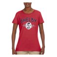 thumbnail image 2 of Wild Bobby Ford Shelby Retro Cobra Logo Women Graphic Tee, 2 of 6