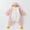 Pink, variant on LOINRODI Toddler Boys Girls Wearable Sleep Sack, Padded Zipper Closure Cute Shape Fuzzy Texture Hooded Warm Sleeping Wear for Home and Travel Black Size Free Size