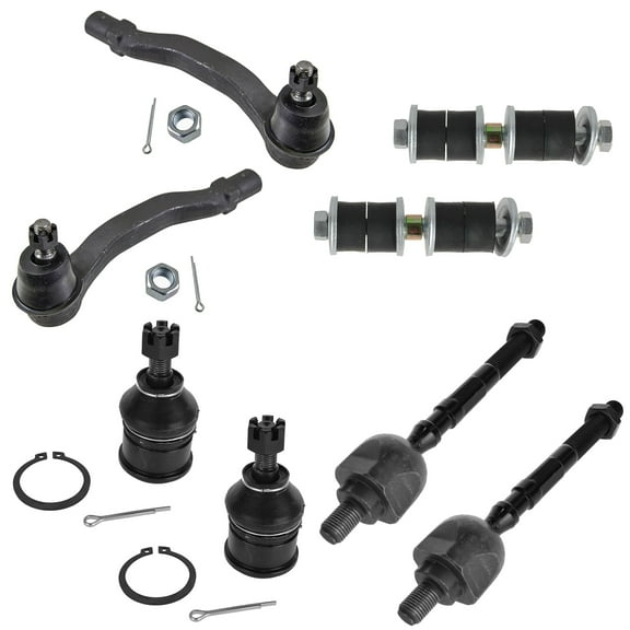 TRQ Tie Rod Ball Joint Steering Suspension Front Kit Set of 8 for Integra Civic PSA58794 Fits select: 1992-1997 HONDA CIVIC, 1994-1996 ACURA INTEGRA LS