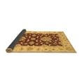 thumbnail image 2 of Ahgly Company Indoor Round Oriental Brown Traditional Area Rugs, 6' Round, 2 of 4