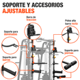 thumbnail image 3 of Jaula Smith Con Polea y Peso integrado 120 Kg Negro/Gris, 3 of 9