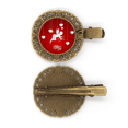 thumbnail image 1 of Ange Blanc Rouge Heureux Jour de Saint Valentin Coiffure Broche Cheveux Clip Barrette, 1 of 3