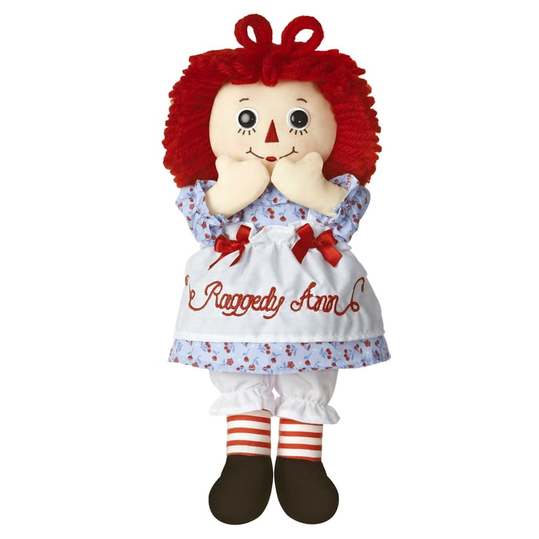 raggedy ann red dress Treehouse Toys vintage look of the original character Raggedy Ann Classic 12"