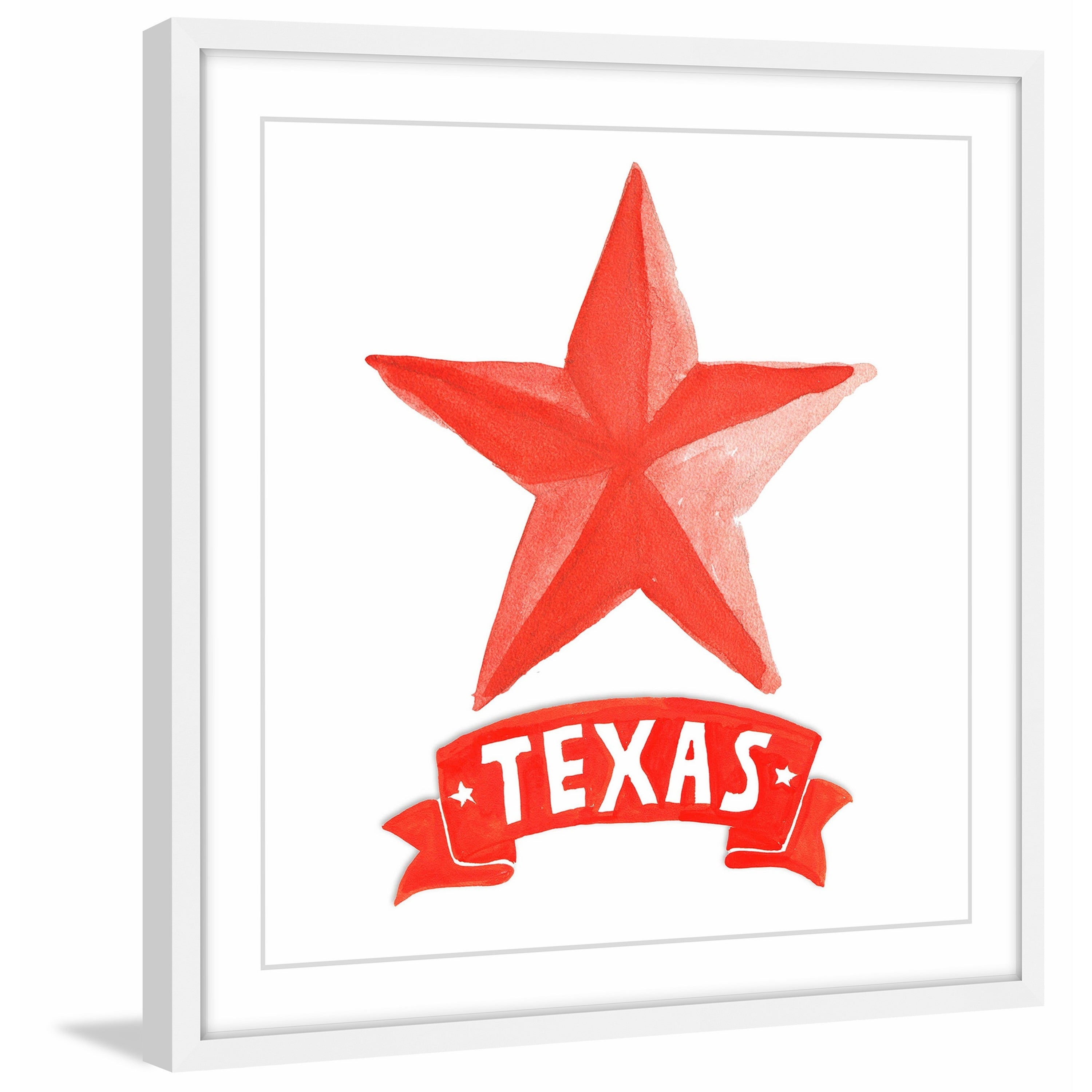 "Texas Me" Framed Painting Print