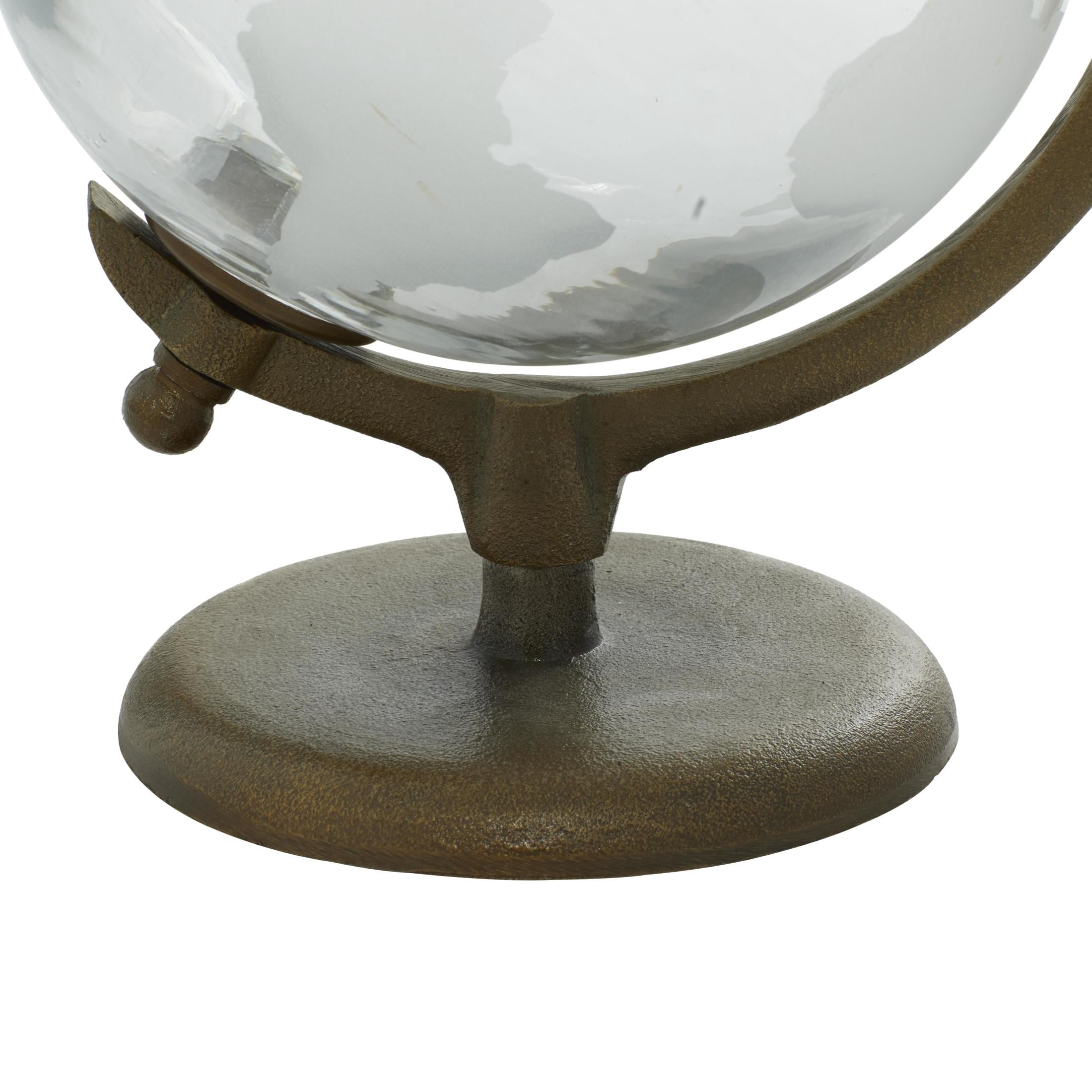 DecMode 9" Bronze Globe with Tiered Base
