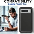 thumbnail image 6 of Google Pixel 7 Pro Heavy Duty Case {Shock Proof,Shatter Resistant, Protective Rubber with 3 Layer Shell Case Compatible for Google Pixel 7, 2022 Release} Color Black, 6 of 8