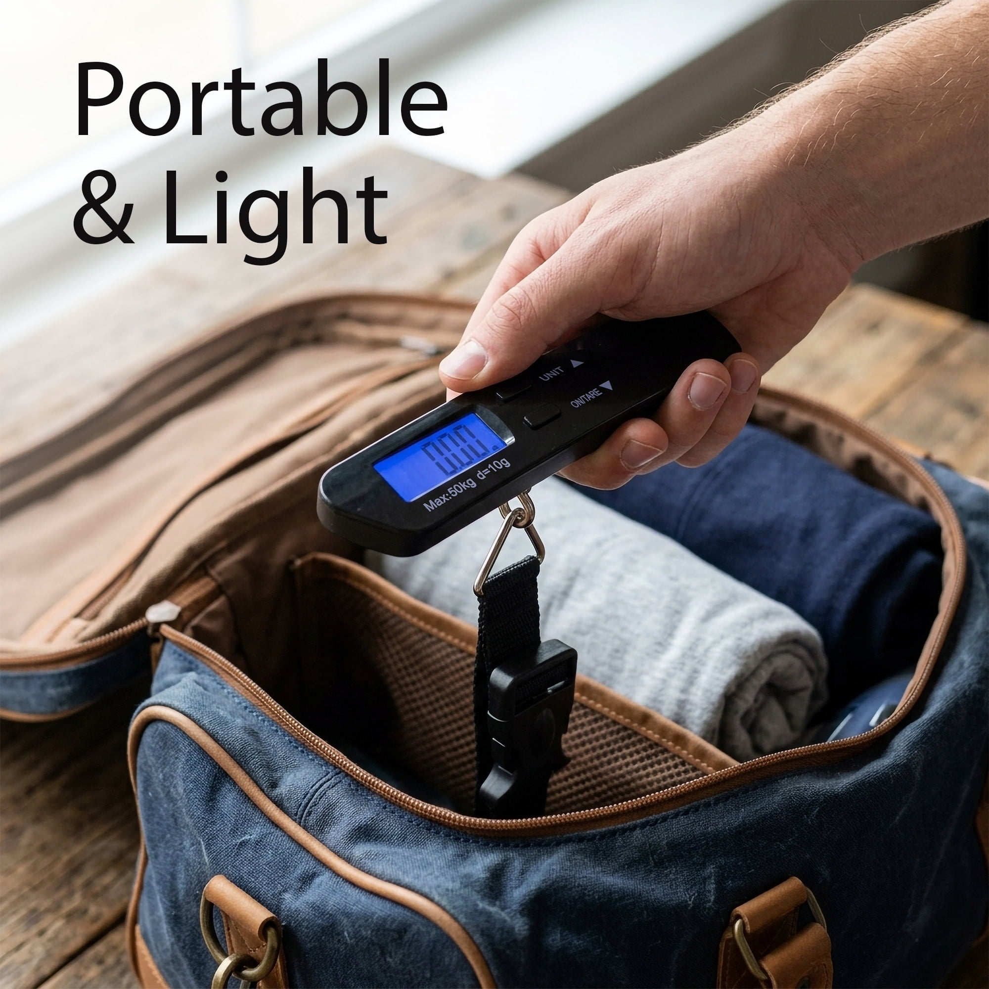 Protege Luggage Scale with AAA batteries