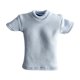 thumbnail image 2 of Camiseta de moda 1/12, disfraz de manga corta, ropa de muñeca hecha a mano para mujer de 6 pulgadas azul, 2 of 9