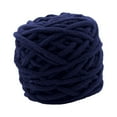 thumbnail image 4 of Abbraccia Chunky Wool Yarn Jumbo Tubular Yarn Giant Wool Yarn DIY Crocheting Bulky Yarn Weight Yarn for Throw Pillow Shoes Weaving Hats Navy Blue, 4 of 9