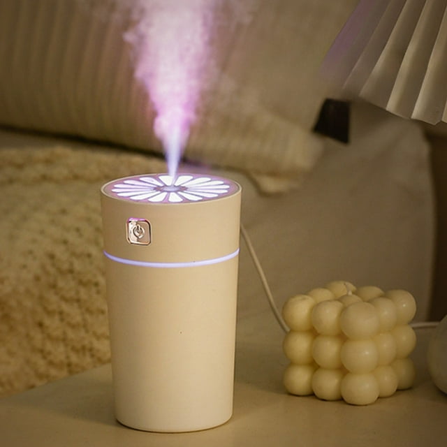 TIMIFIS Baking Sheet Portable Usb Powered Humidifier Silent Oil Diffuser with 280Ml Water Tank Colorful Led Night Light for Home Office and Car Travel Kitchen Gadgets