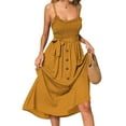 thumbnail image 3 of Julyccc Robe d'Été Bohème Sans Manches pour Femmes Robe Maxi de Plage, 3 of 4
