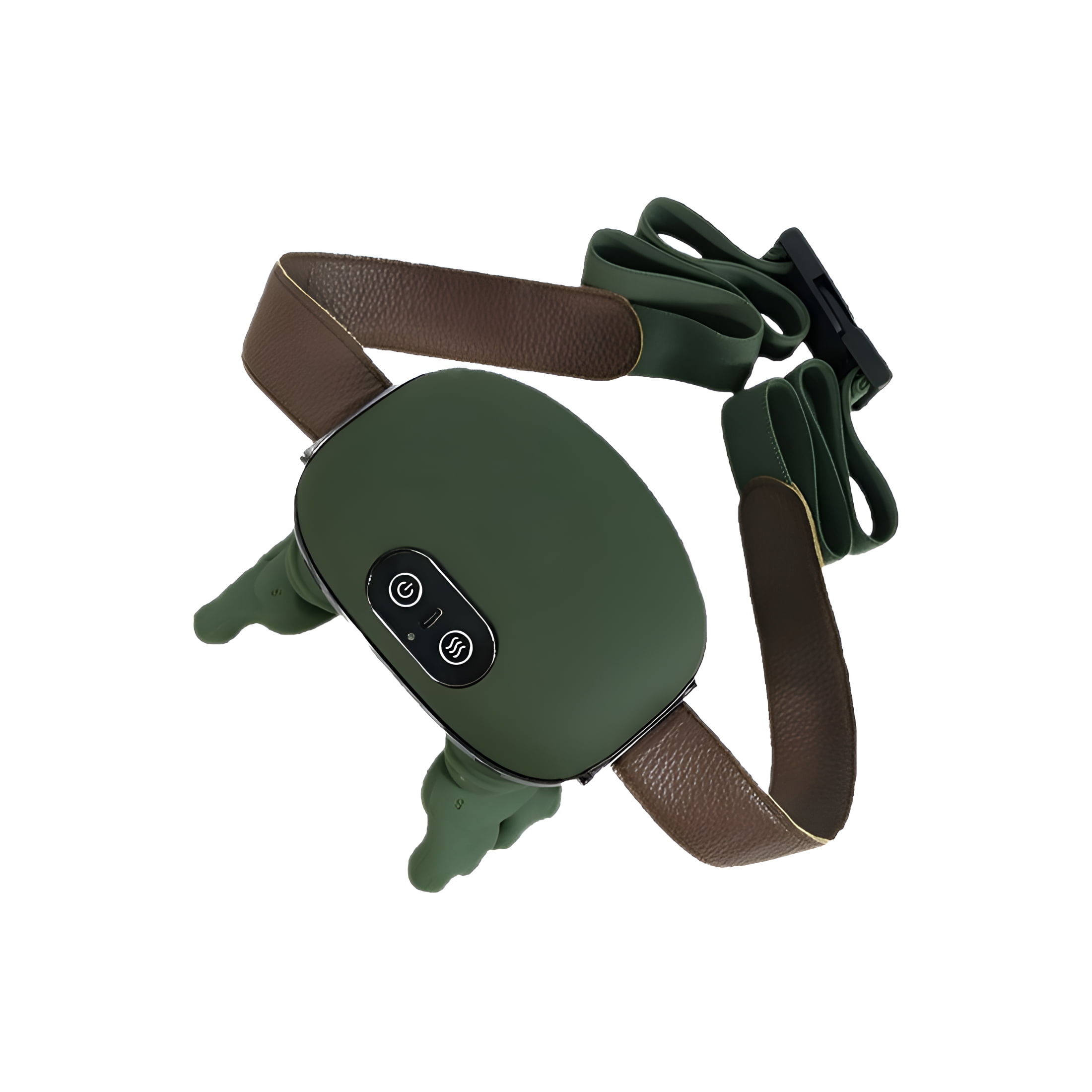 XIRQI Neck Massager with Fingers,Shiatsu Neck Massager for Back and Neck,Lower Abdominal,Discomfort Relief Deep Tissue with 3-Speed Adjustment,Green