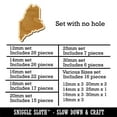 thumbnail image 2 of Maine State Silhouette Wood Mini Charms Shapes DIY Craft Jewelry - No Hole - 20mm (15pcs), 2 of 7
