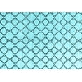 thumbnail image 1 of Ahgly Company Indoor Rectangle Trellis Light Blue Contemporary Area Rugs, 7' x 10', 1 of 4