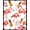Pink White, Pattern 18, variant on ODIKA 8'x10' Washable Area Rug Flamingo Tropical Welcome Motif With Boho Floral And Botanical Accents for Dining Room, Large Office, Lounge, Non-Slip Chair-Friendly Mat