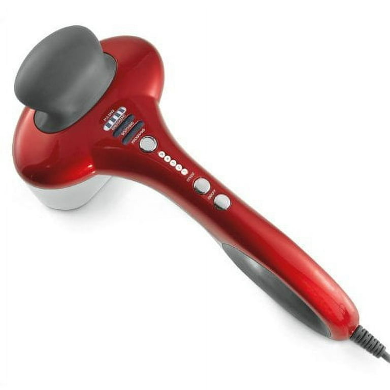 Brookstone Max 2 Cordless Neck, Back Percussion Massager, Deep Kneading  Dual-Node, Portable Light-Weight