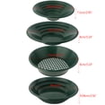 thumbnail image 5 of MOMOJIA Plastic Pan 4 Pcs Green Gold Mining Pans Mining Gravity Tray Gold Washing Pan, 5 of 14
