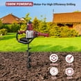 thumbnail image 5 of Yescom 1500W Electric Post Hole Digger Earth Auger Drill 2HP Powerhead 6" 8" Bit Fence, 5 of 11