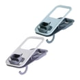 thumbnail image 1 of 2 portavasos para beber con clip lateral para escritorio y mesa con orificio lateral, 1 of 9
