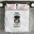 thumbnail image 2 of Warning My Mouth Messy Bun Bedding Set TS04, 2 of 4