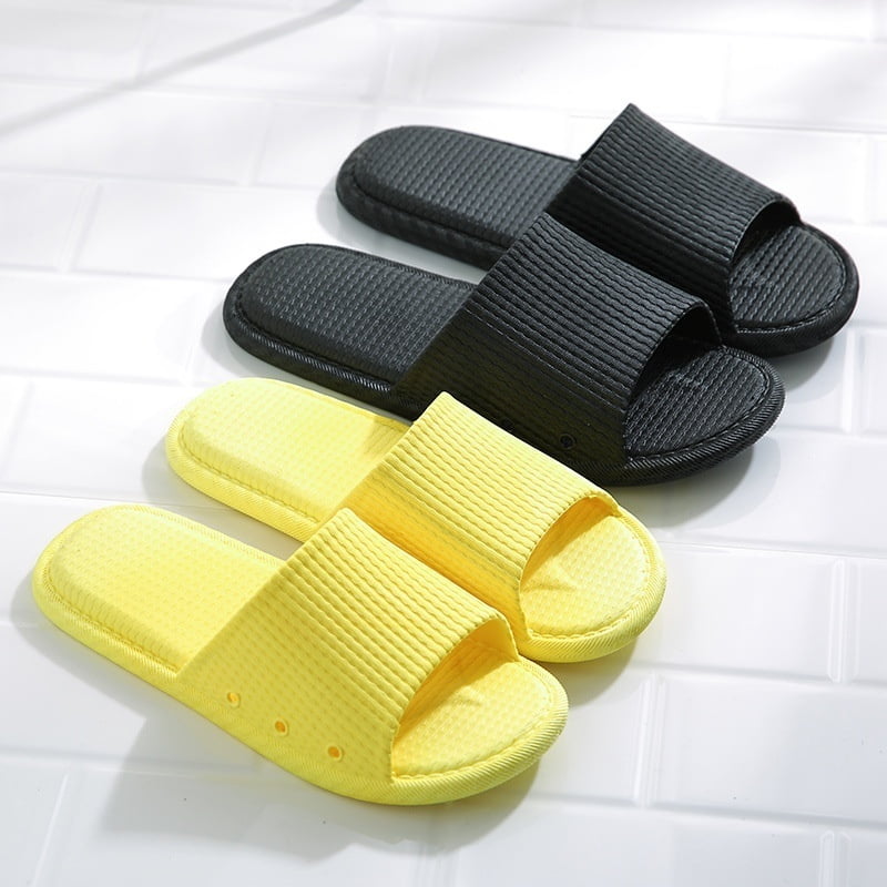 New Bathroom Slippers Couple Non slip Slippers Home Plastic Slippers Bath Slippers Walmart
