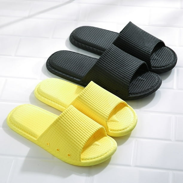 Plastic bathroom shop slippers