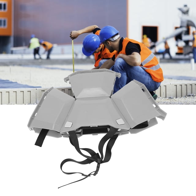Casque Pliable, Plastique Haute Résistance, Chapeau de Protection de la Tête, avec un Design Pliable, Excellent Plastique, Opération Simple, Applicable pour le Travail en Plein Air