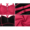 thumbnail image 6 of Hilor Women's Tankini Tops Shirred Tummy Control Swimsuits Cross Back Tankini Swimwear Tops, 6 of 6