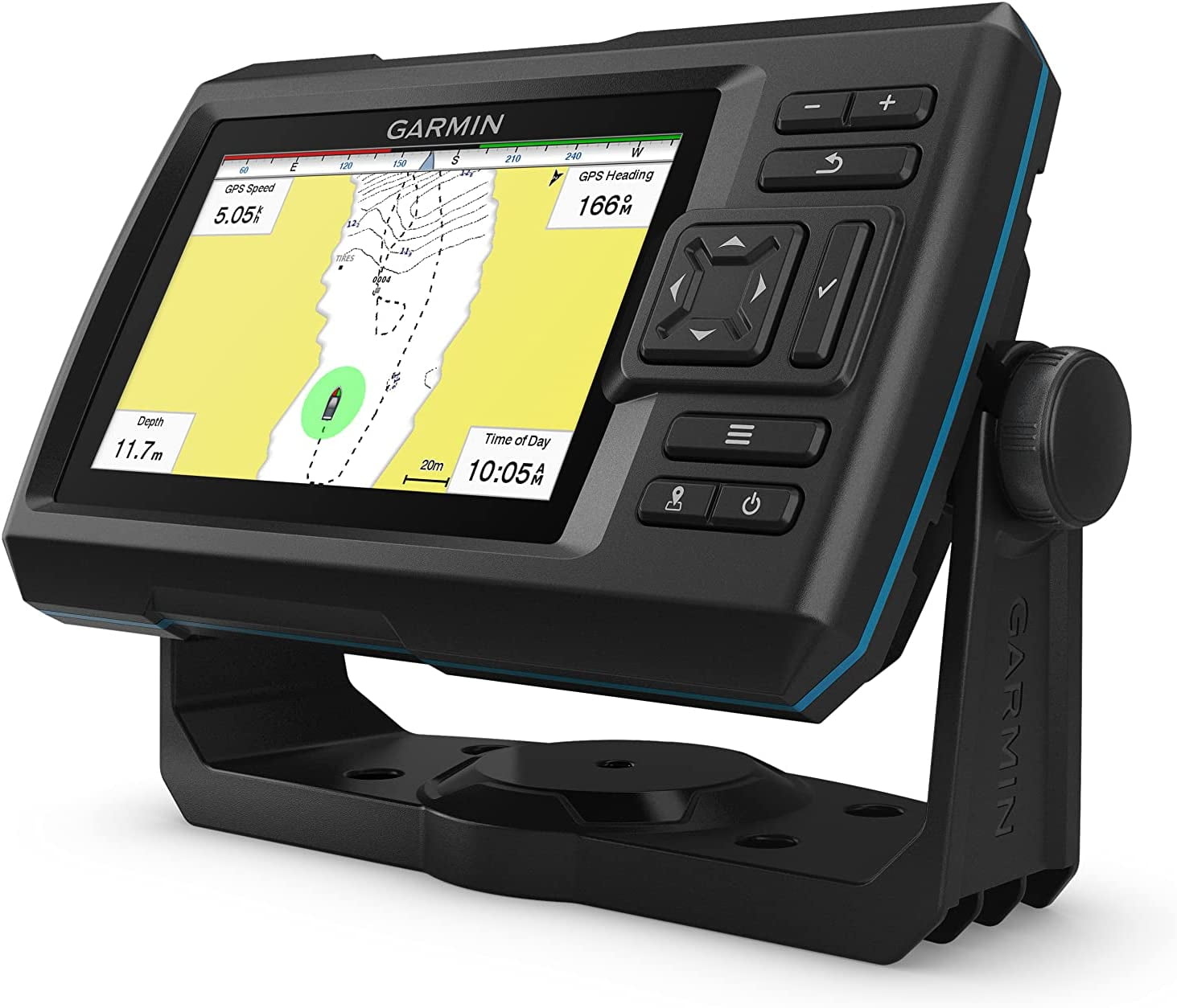 Garmin STRIKER Vivid 5cv 5 inch CHIRP with GT20-TM Transducer - Walmart.com