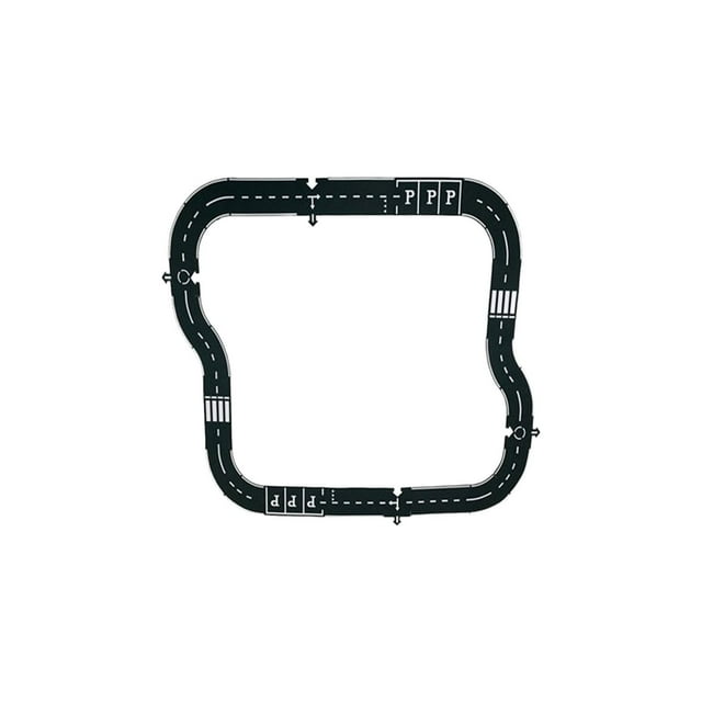 Flexible Rubber Road Puzzle Track for Toy Cars, Expandable Highway Playmat for Indoor And Outdoor Use, Creative Building Toy for Designing Custom Race Tracks And Layouts