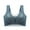 Blue, variant on Padded Sports Bra Women Pullover Bra Feature V-Neck Soft Bra Style W-358 Black XL