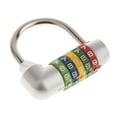thumbnail image 4 of Cateissary 5-Digit Zinc Alloy Combination Lock Travel Luggage Silver Padlock Suitcase Cubiertas para muebles de jardín, 4 of 6