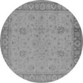 thumbnail image 1 of Ahgly Company Indoor Round Oriental Gray Industrial Area Rugs, 6' Round, 1 of 4