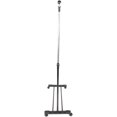 thumbnail image 2 of Clothes Garment Rack, Clothing Rolling Rack on Wheels and Bottom Shelves, Black & Silver, 2 of 5