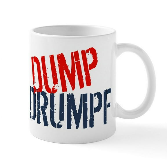 CafePress - Dump Drumpf Mug - 11 oz Ceramic Mug - Novelty Coffee Tea Cup