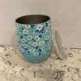 thumbnail image 4 of Floral  Stainless Steel Wine Tumbler with Lid  Double Wall Vacuum Insulated Stemless For Women - 1 Pack, 4 of 7