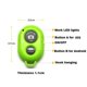 thumbnail image 4 of Matsuzay Cámara de teléfono inteligente Botón de control remoto inalámbrico Senderismo Teléfono móvil portátil Selfie Controlador de obturador Teléfono y Comunicación Verde, 4 of 8