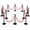 12pcs, variant on QinaQin Silver Crowd Control Posts, 4/6 Piece Set, with Black Velvet Rope and Weighted Base, Suitable for Queue Barriers At Events, Parties, Weddings, Etc