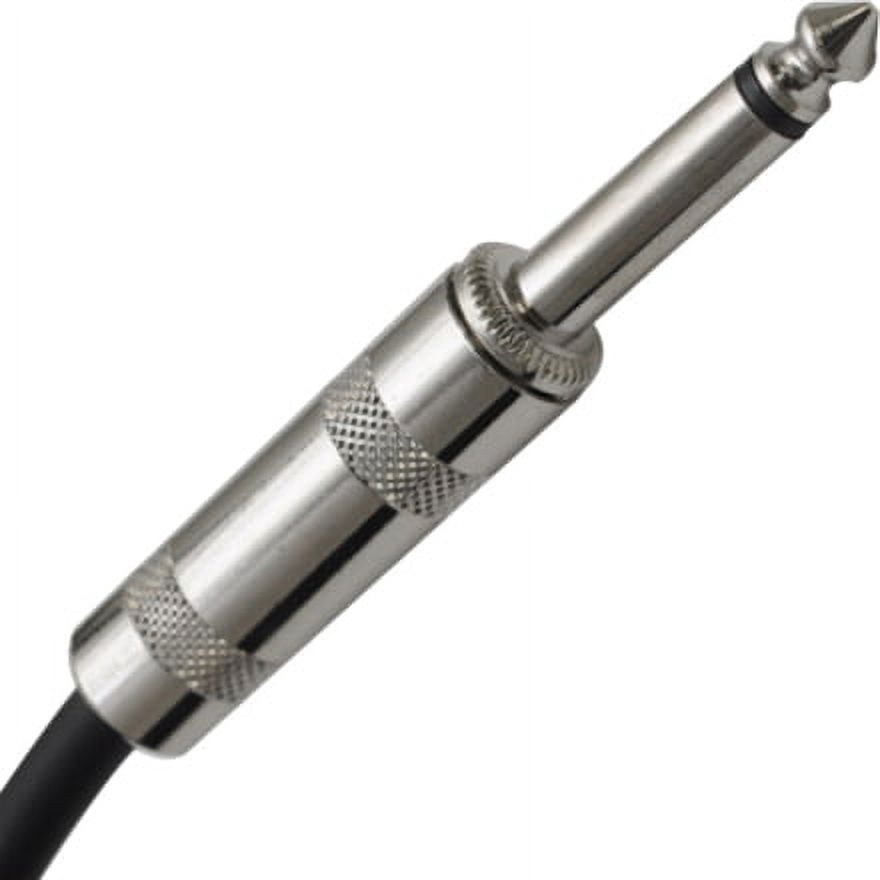 Seismic Audio  New 6 PACK Colored 1/4" TS 10' Patch Cables - Guitar - Instrument Multi-Colors - SASTSX-10BGORYP