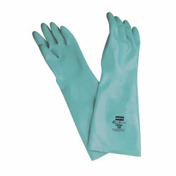 Honeywell North Chemical Resistant Glove,25 mil,Sz 10,PR LA258G/10-H5